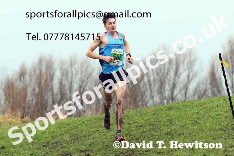Mens under-20s 2023 North Eastern Cross Country Champs., Temple Park, South Shields. Photo: David T. Hewitson/Sports for All Pics